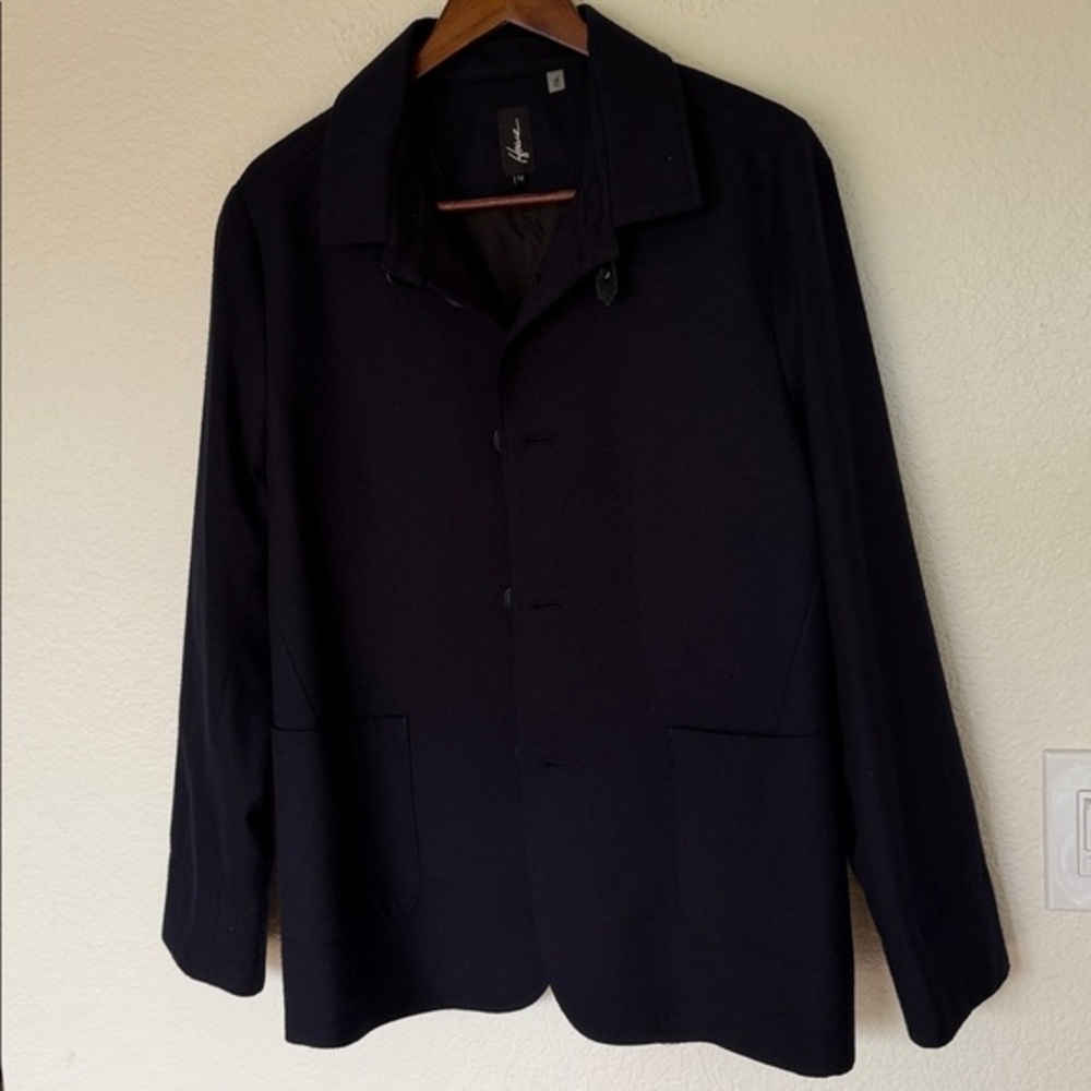 Howe Men's Classic Black Shirt Jacket medium
